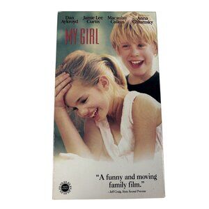 My Girl VHS 1992 Dan Aykroyd Jamie Lee Curtis Macaulay Culkin Anna Chlumsky PG F
